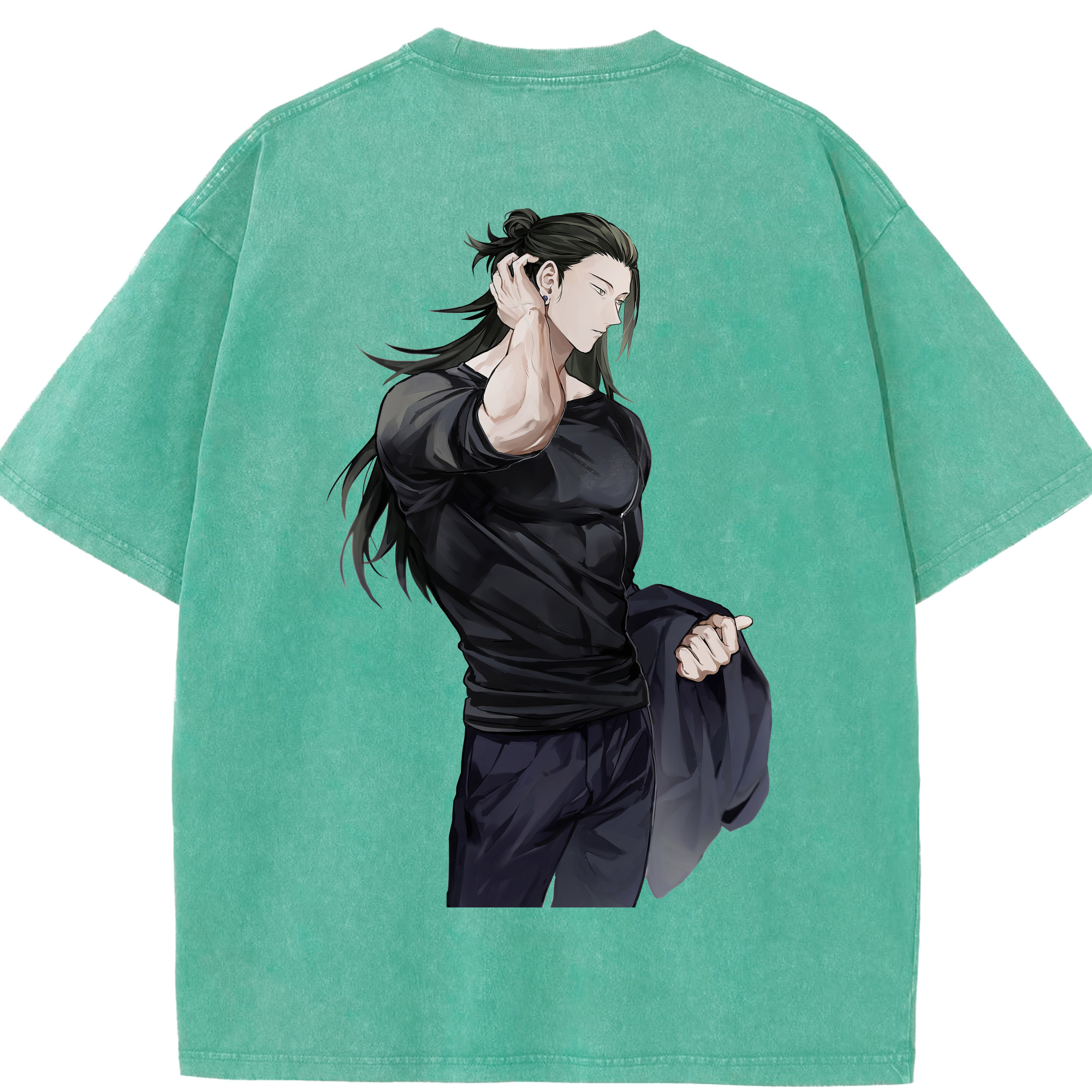（画像用） 呪術廻戦 Jujutsu Kaisen 綿100% ヴィンテージ風 半袖Tシャツ（背面プリント）